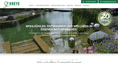 Desktop Screenshot of galabau-kreye.de